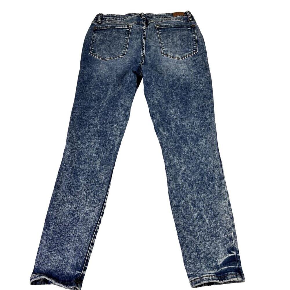 Judy Blue Jeans Womens 11/30 Blue Skinny Fit Acid Wash Stretch Denim JB88158 - Picture 7 of 13